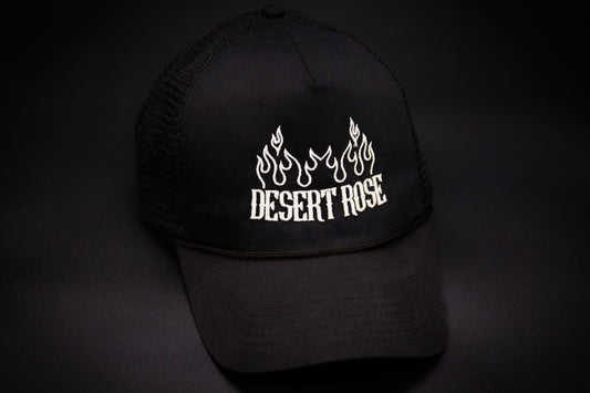 Desert Rose Trucker (Black/White)