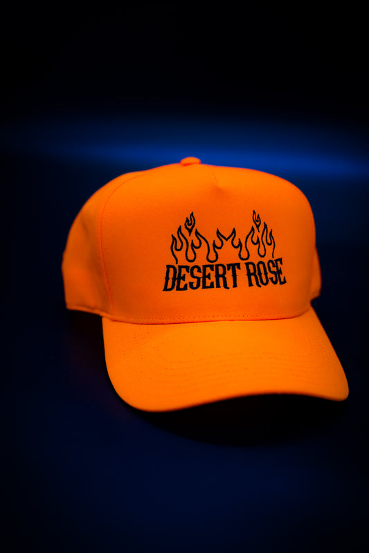 Desert Rose Trucker (Orange/Black)
