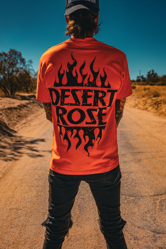 ORANGE " FLAME ON " TEE