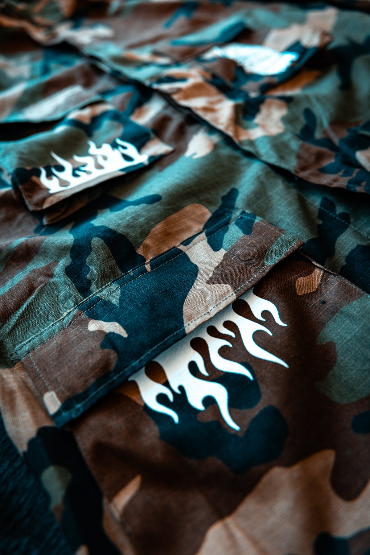 MARRIED TIL BURIED ARMY JACKET (large oversized fit)